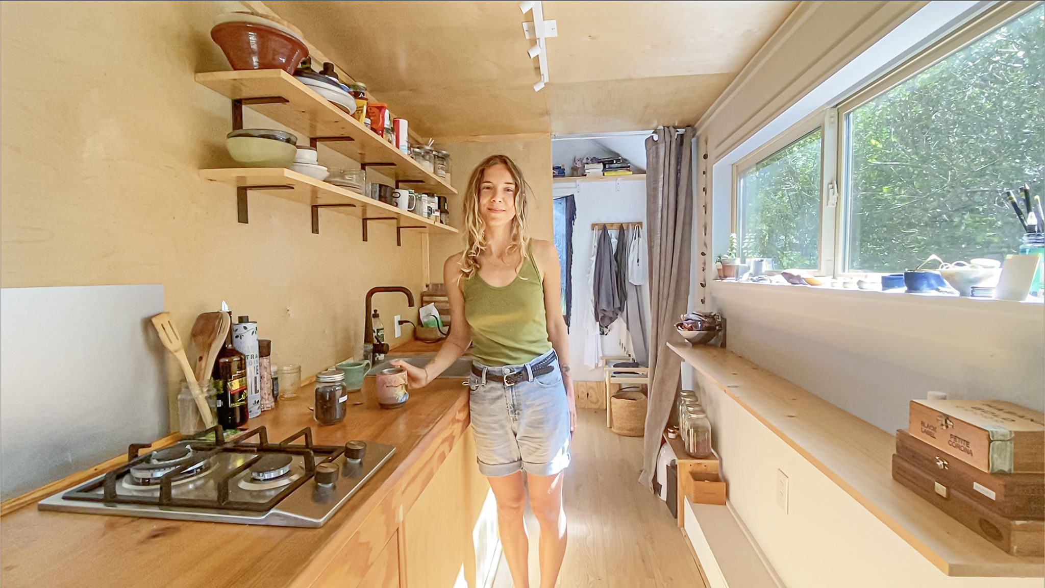 Explore Carina’s 10 Ft. Wide DIY Tiny House on Wheels