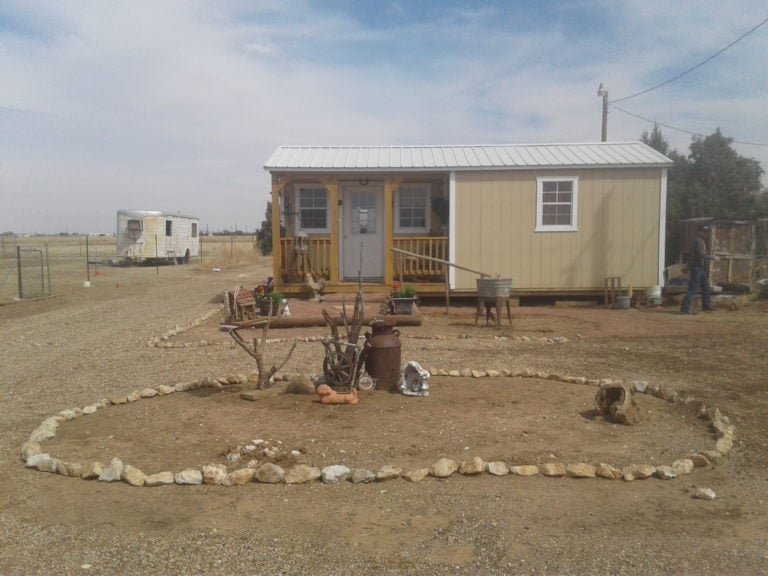 Carol's $8,000 retirement tiny house in Lubbock, Texas