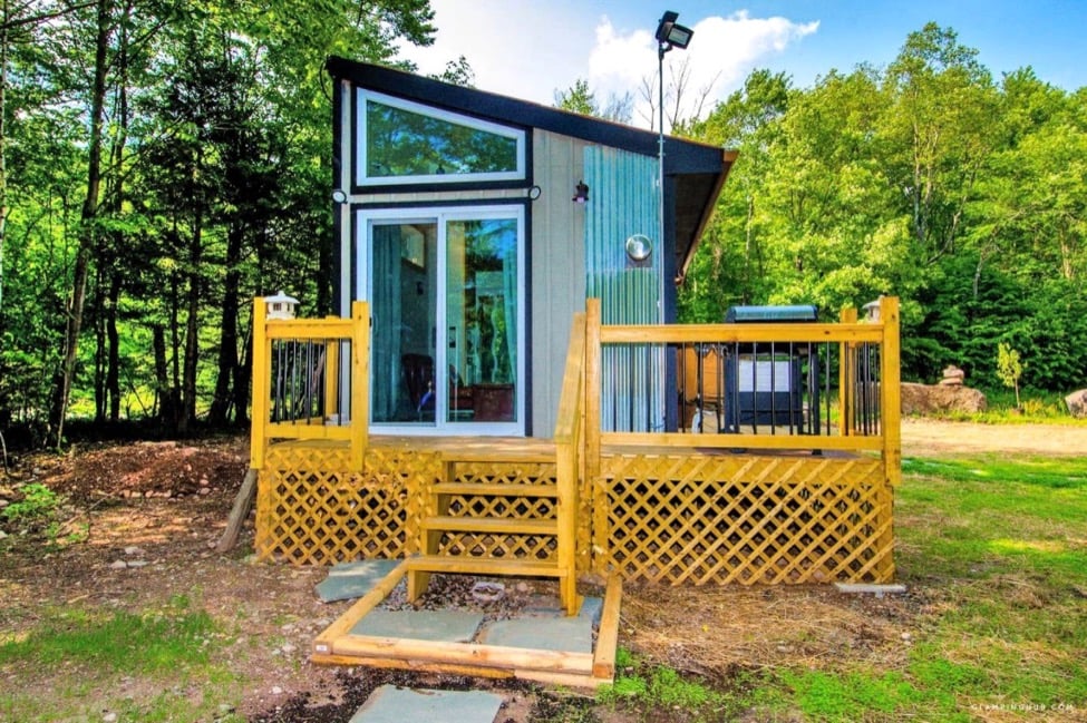Catskills Tiny House with Big Outdoor Setup via Glamping Hub 003