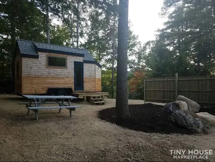 Cedar Shingle Tiny House For Sale via Gypsy THM 001