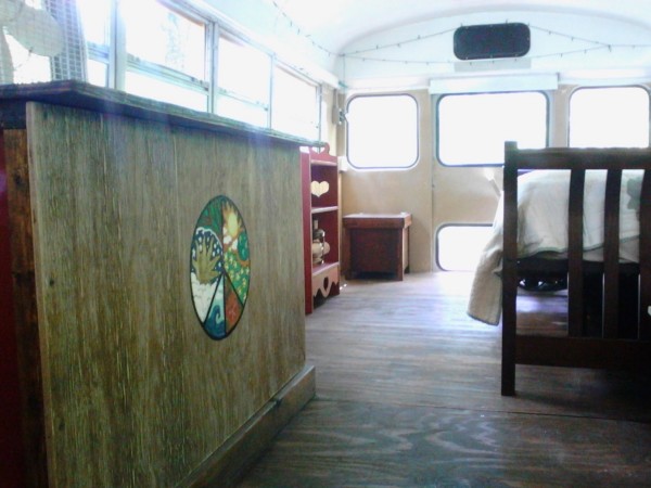 Chelie's Simple Rustic School Bus Conversion 008