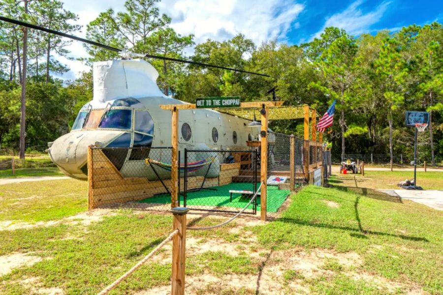 Chinook CH-47D helicopter Turned Tiny Home 28