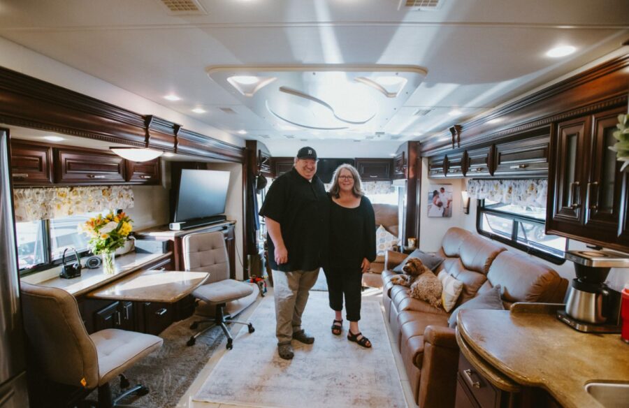 Class A RV for Full-Time Working Traveling Nomads 2