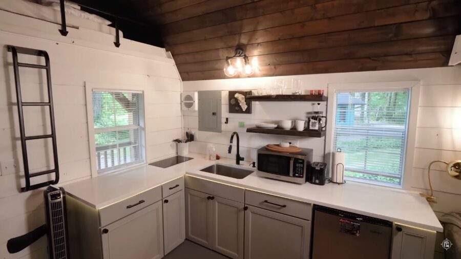 Clay Baby Cascade Mountains Shed to Tiny House Conversion