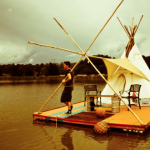 College Student Builds Floating Teepee