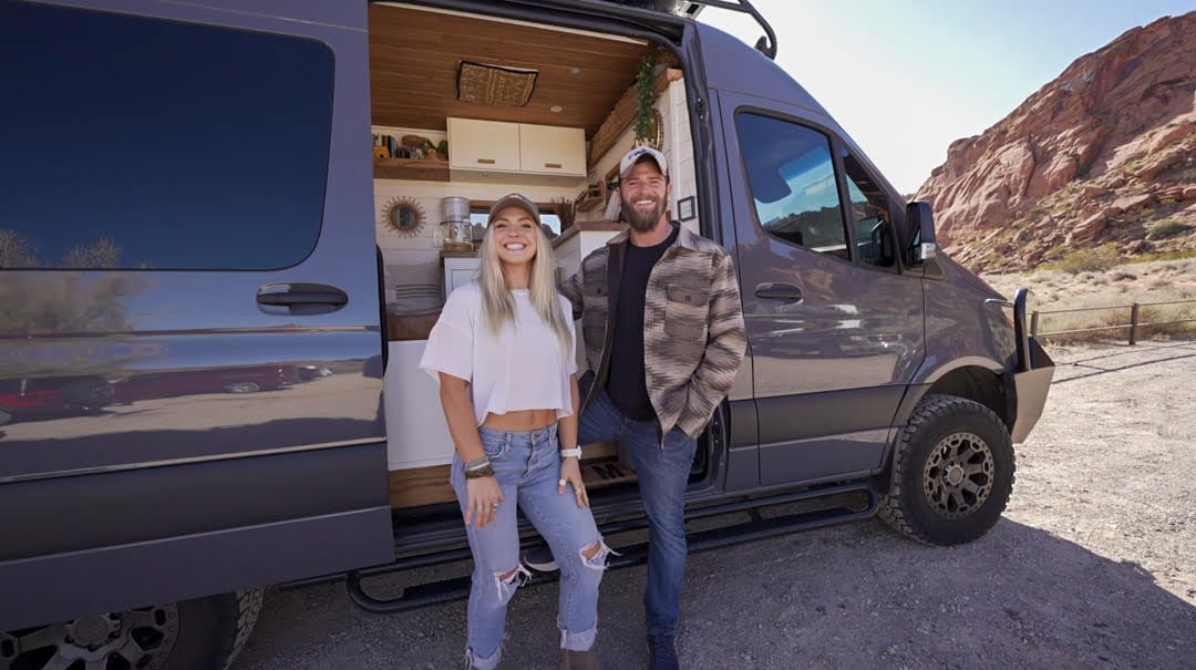 Copper-Themed Cozy Sprinter Van 2