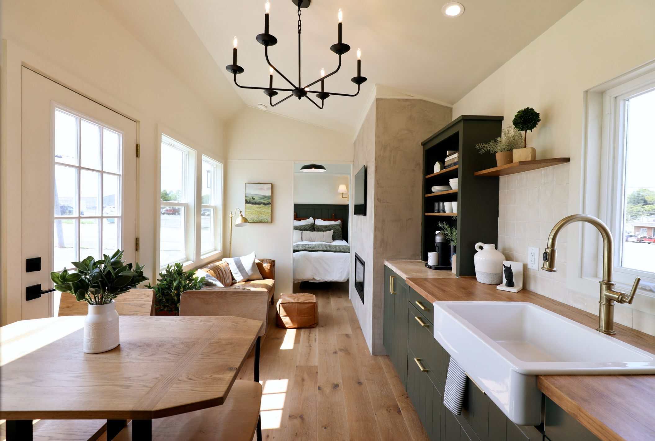 Cozy Country Tiny Home Interior