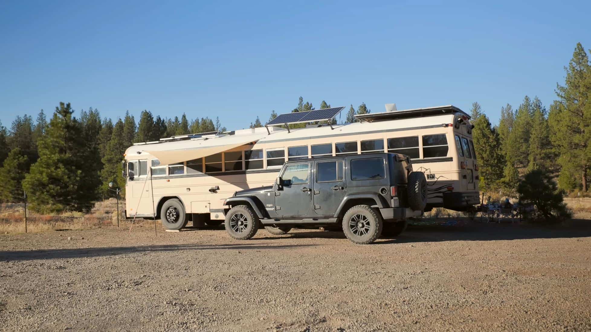 Tiny House on Wheels with SUV