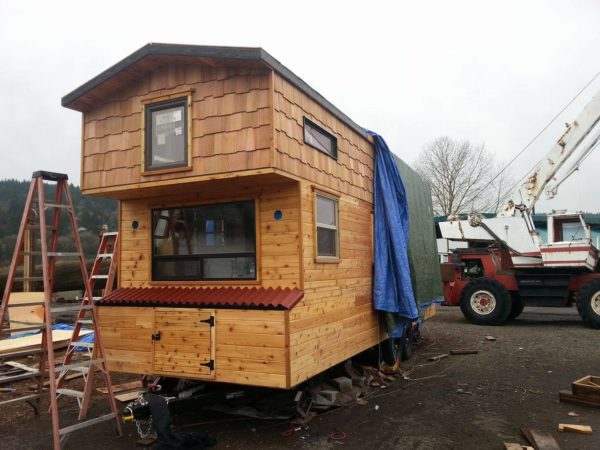 Couples 20k DIY Tiny House Construction 0018
