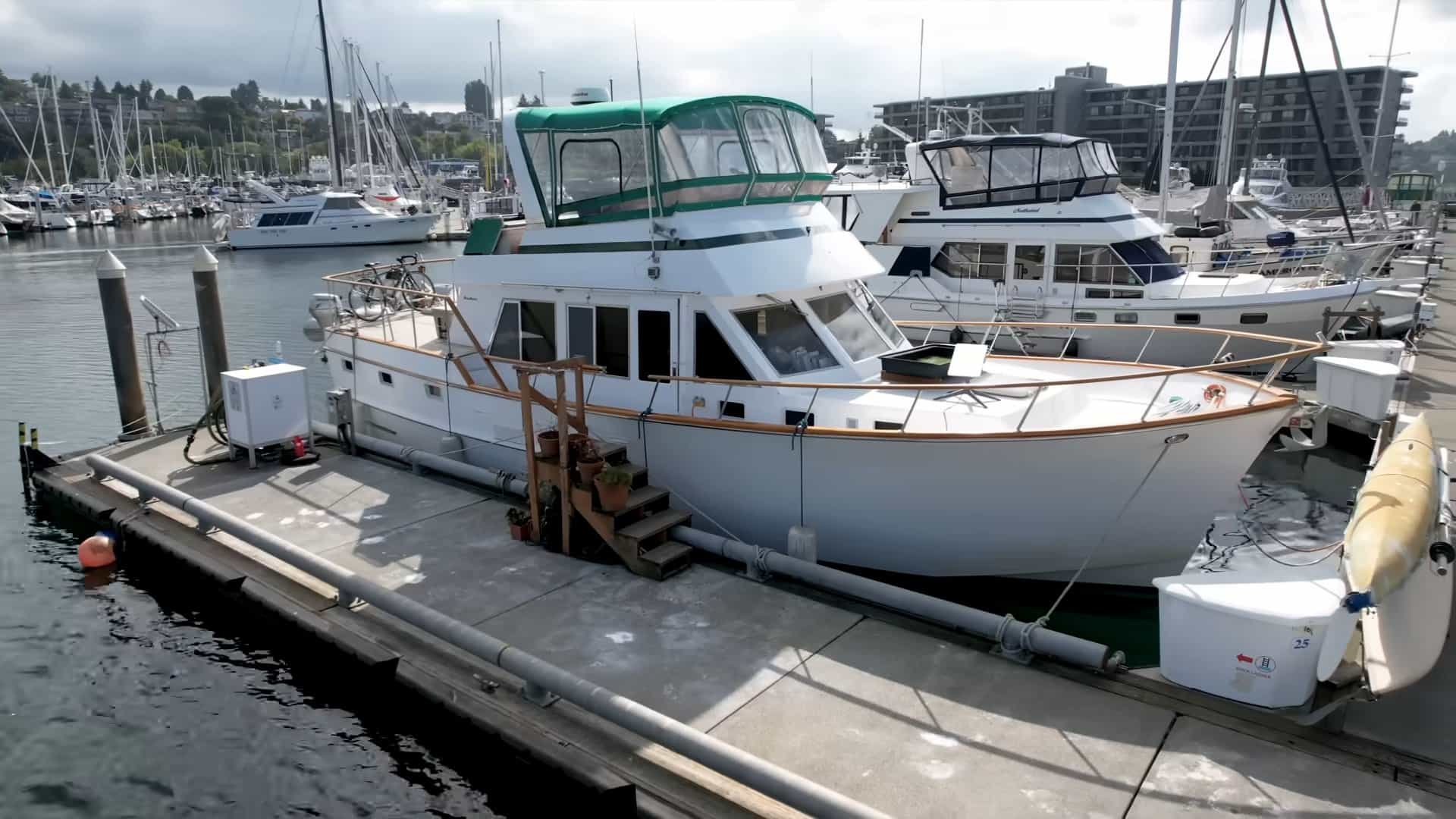Tiny House on a Boat Dock