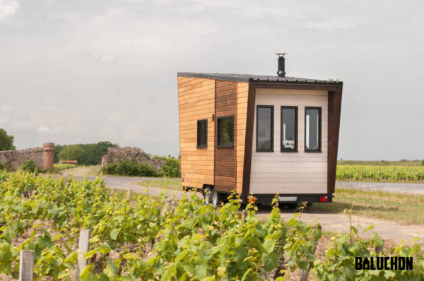 Couple’s Beautiful Intrepide Tiny Home on Wheels by Baluchon in France 0030