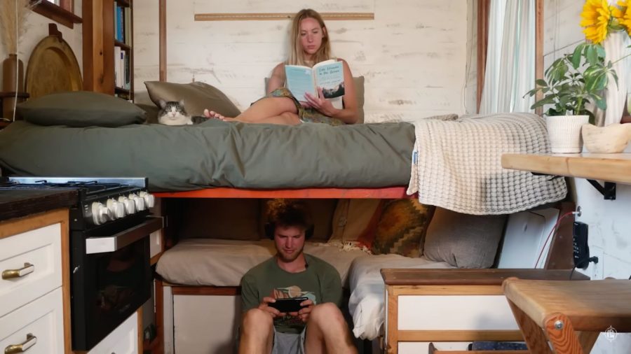 Couple’s Cozy Box Truck w Elevator Bed 3