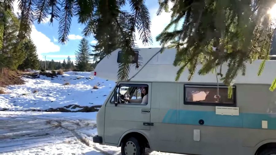 Couples Custom VW Camper with Solar via Nate Murphy YouTube 001