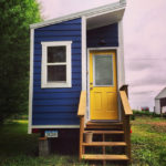 Couple’s Lil’ Blue Tiny House on Wheels 001
