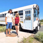 Couples Retired Fire Bus Conversion Ethan and Cassidy via Tiny Home Tours 001