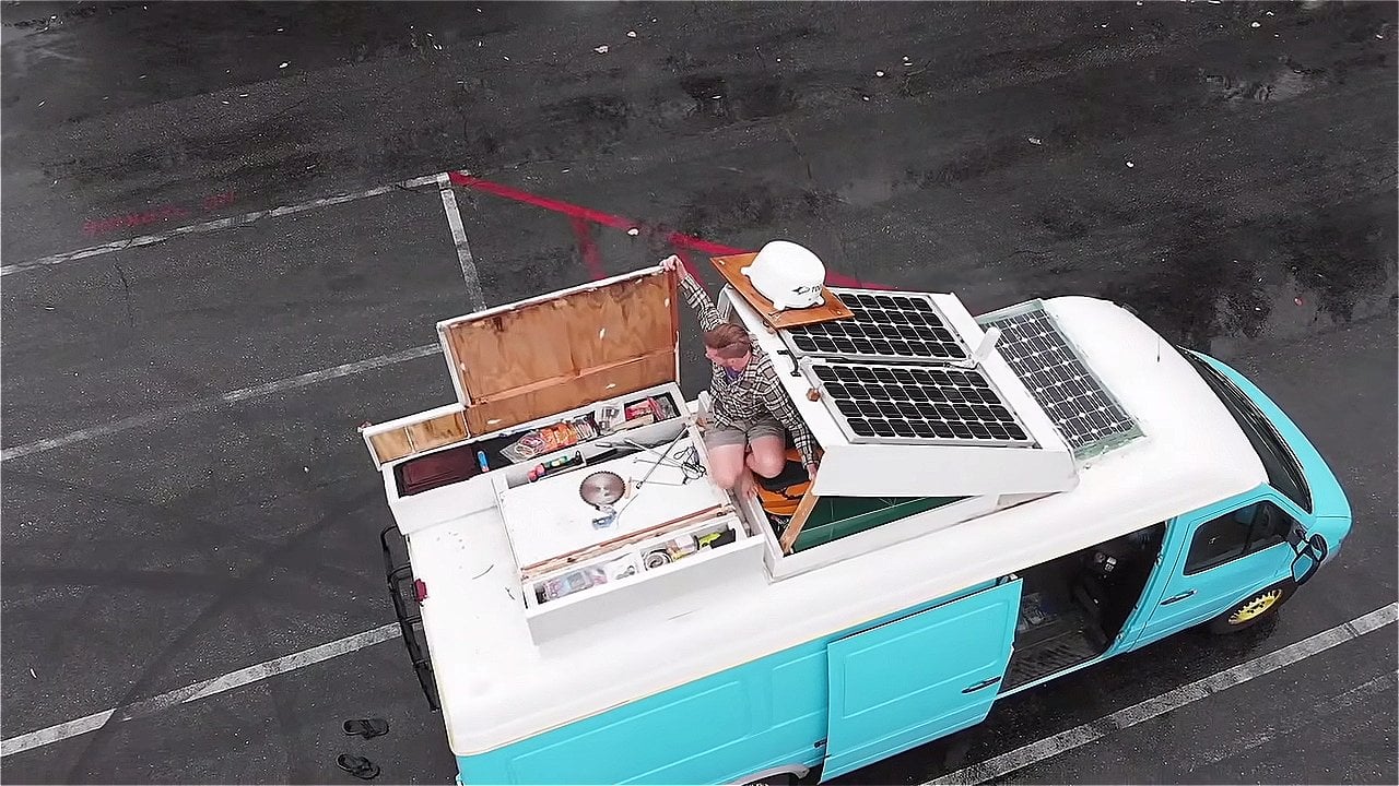 Couples Van Conversion with Multi-functional Design via Tiny House Giant Journey 001