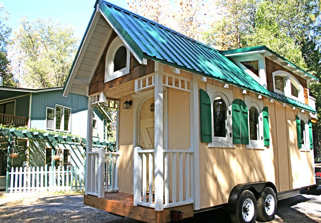 Cozy Chalet Tiny House on Wheels by Molecule Tiny Homes