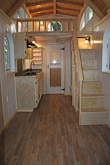 Cozy Chalet Tiny House on Wheels by Molecule Tiny Homes