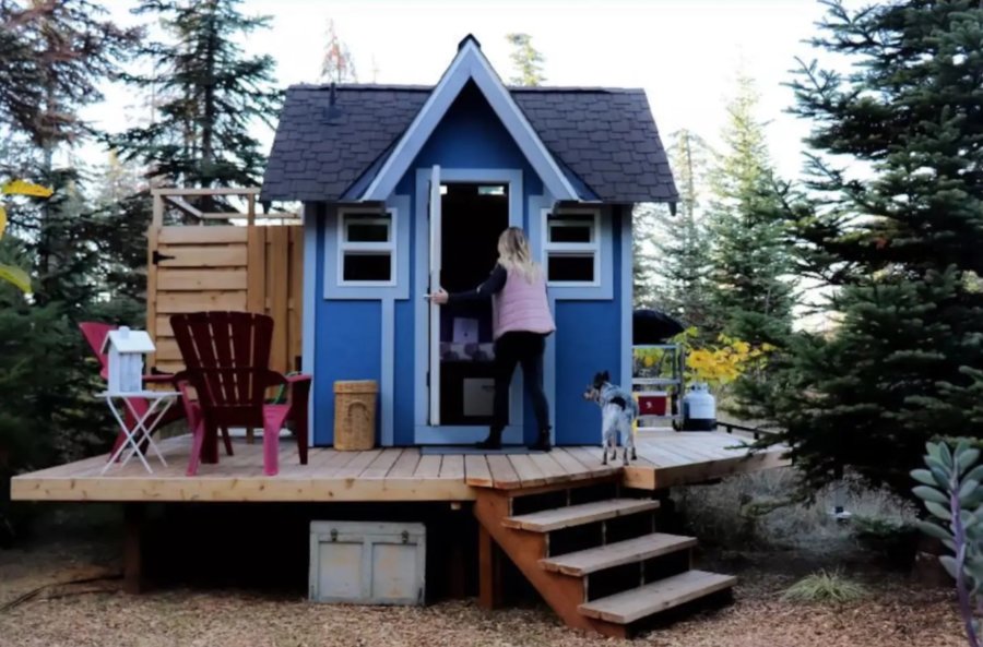 Cozy Micro Cottage in the Woods via Michelle-Airbnb 0014