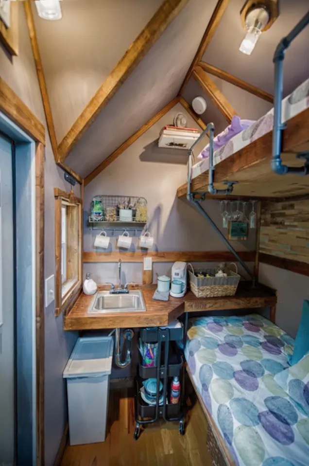 Cozy Micro Cottage in the Woods via Michelle-Airbnb 004