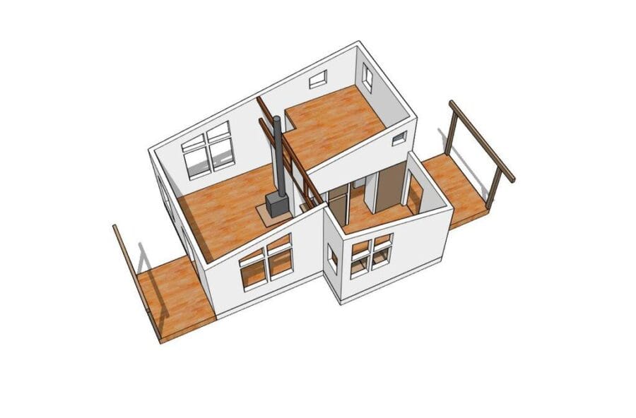 Craftsman Style Plan 890-11 432 sq ft, 1 bed, 1 bath 14