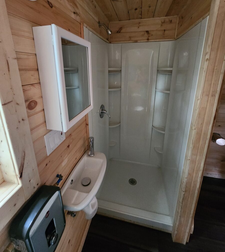 Craftsman Tiny Homes Shower1