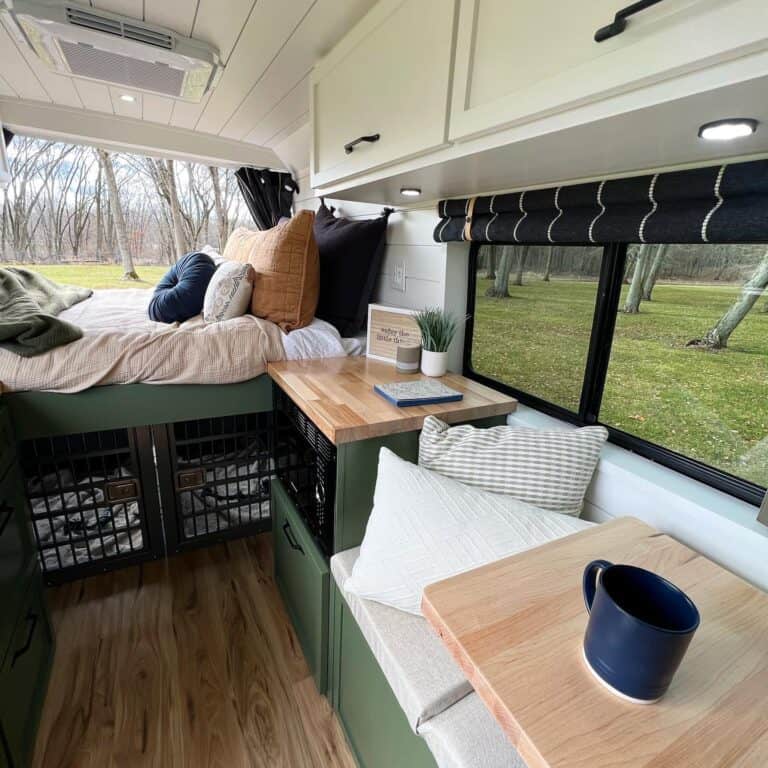 Van Life with Double Dog Crates