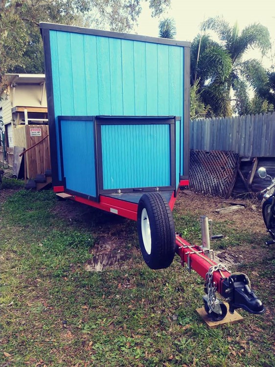 Captain Colby's Cruising Caravan Tiny House Now For Sale in St Petersburg, Florida for $25,000