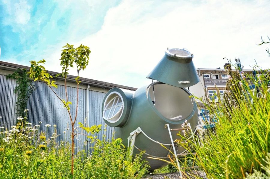 Culture Campsite at Rotterdam Animal Silo Spaceship 001