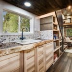 Custom 24ft Basecamp Tiny House w Live Edge Countertops 001