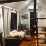 Custom Floating Staircase for Tiny House by Willowbee Tiny Homes