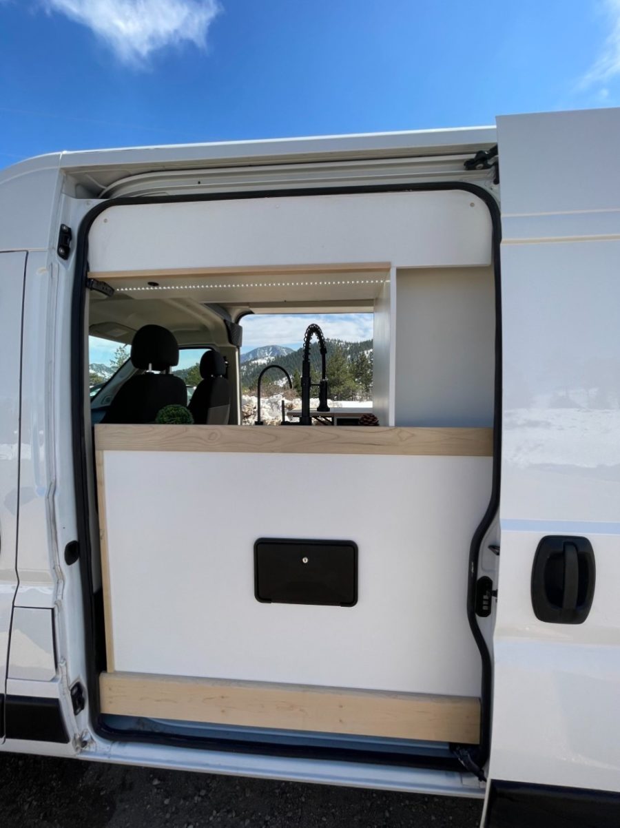 Custom ProMaster Van Conversion With Lift Bed by Mile High Vans 003