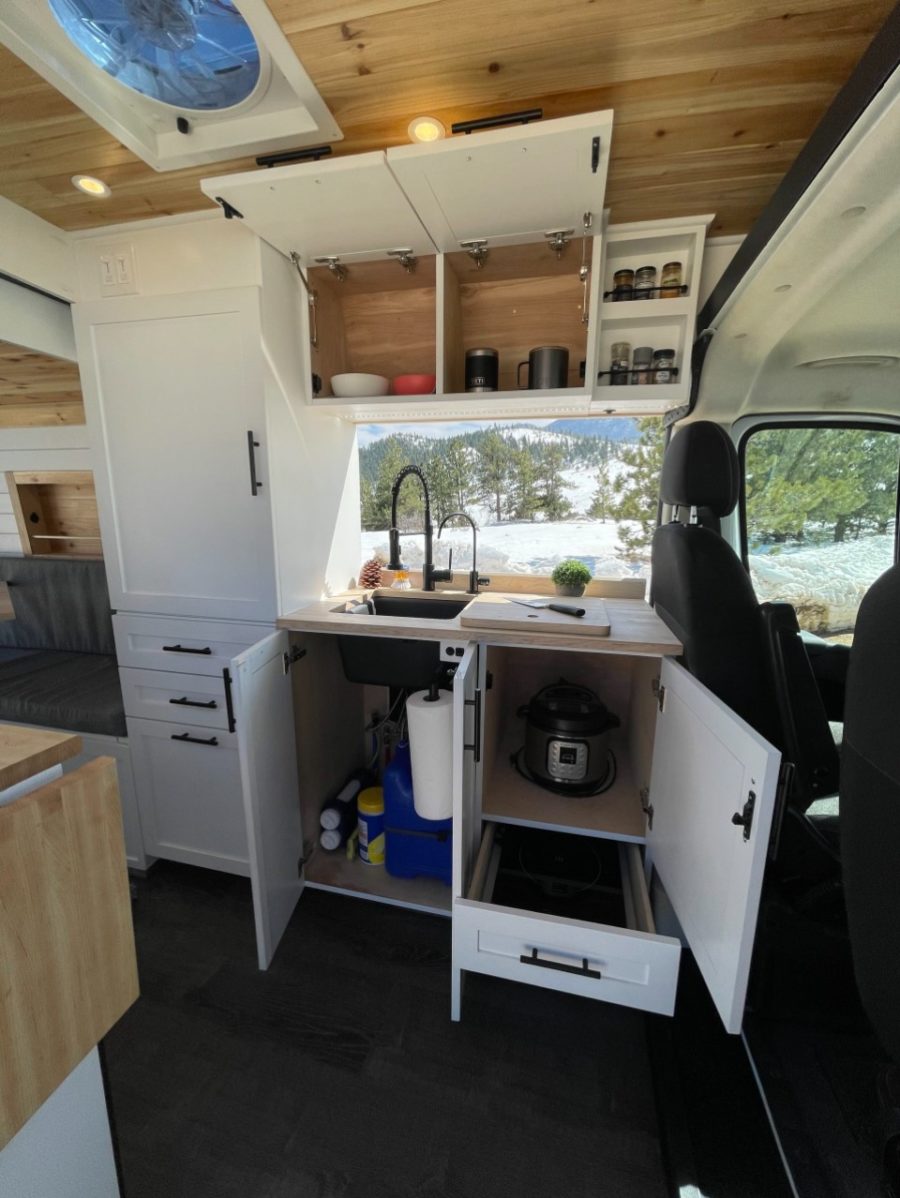 Custom ProMaster Van Conversion With Lift Bed by Mile High Vans 008