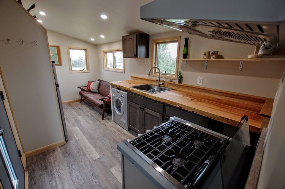 220sf Custom Tiny House With Full Sized Home Features In Montana (For Sale)