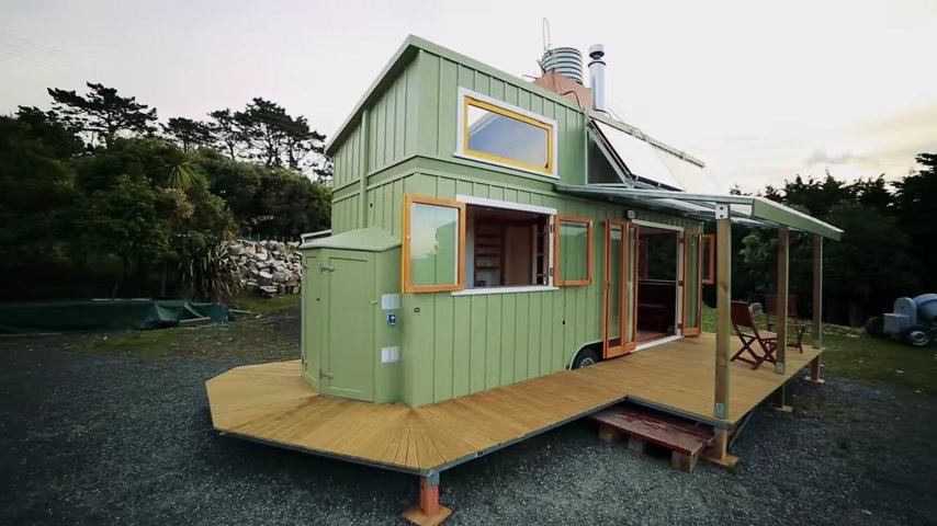  Custom Tiny House  Built for Comfortable Full Time Living