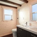 Custom Tiny House on Wheels with Dual Sink Bathroom 005