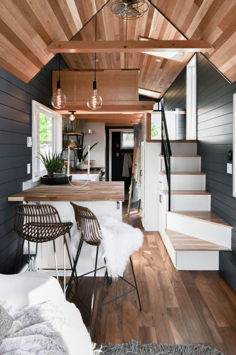 Modern and Colorful 28-ft. Kootenay Tiny House by Tru Form Tiny