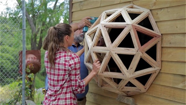 DIY Tiny House Built for 2500 Bucks with a Geo-Dome Window 002