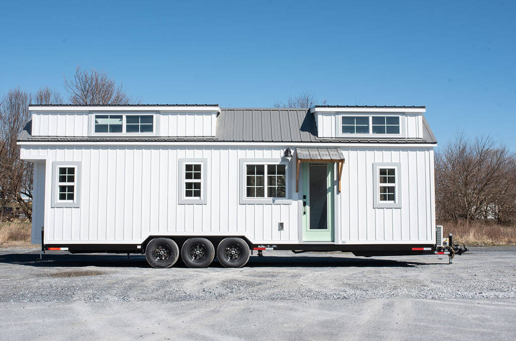 Crisp & Clean Farmhouse from Liberation Tiny Homes