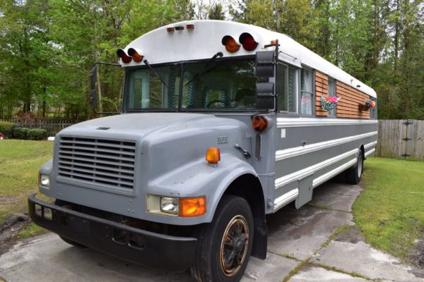 Diesel Skoolie School Bus Conversion For Sale 001