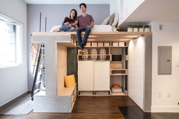 Multi-functional Domino Loft Tiny Apartment