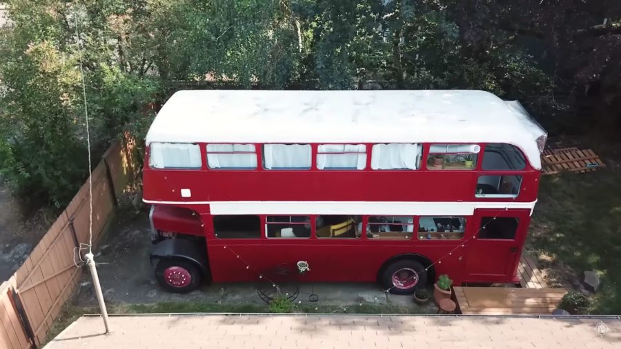Double Decker Bus Goes from Diner to Airbnb