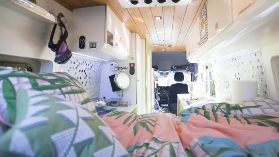 Van bedroom area