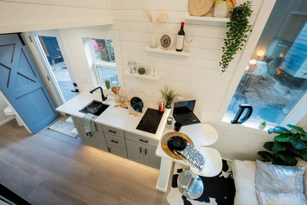 Dragon Tiny Homes Aria model on display at the Girard, Georgia community