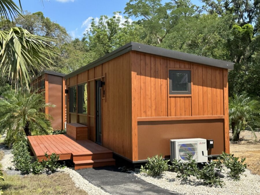 A Vista XL Wide Tiny House at The Oaks Tampa Bay in Florida