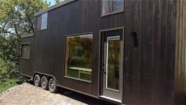 ESCAPE Model ONE Tiny House with Screened-in Porch 001