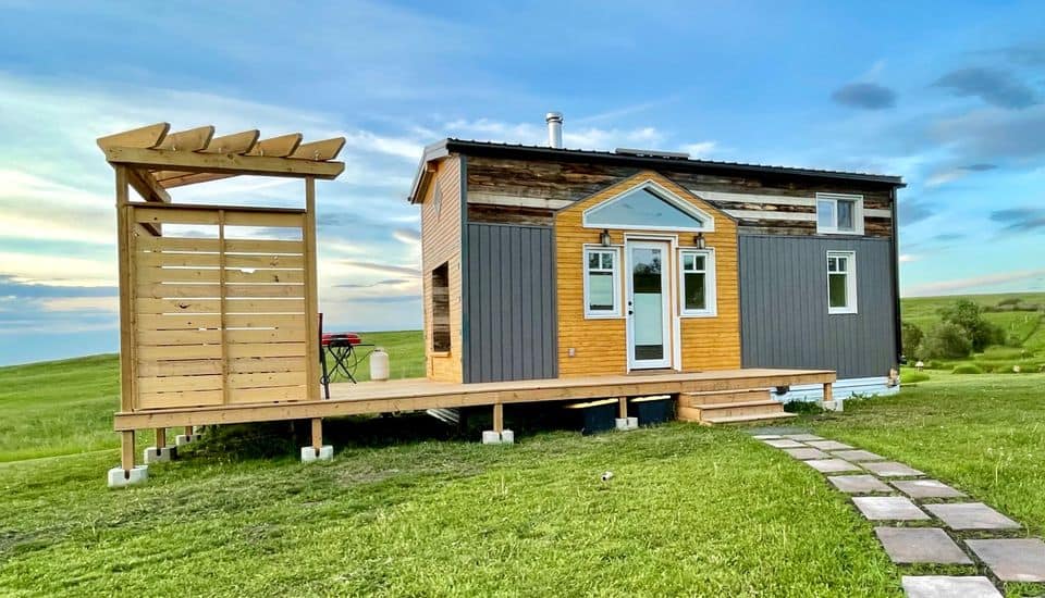 Eco-Bohemian tiny house