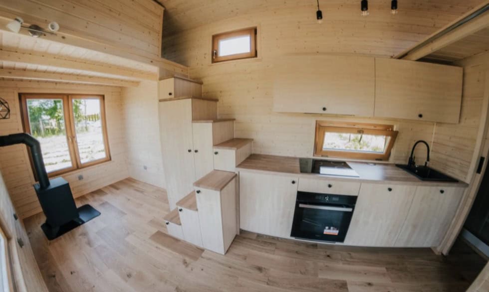 Tiny House Interior by Berghaus