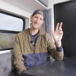 Electrical Turned Travel Writer and His Van