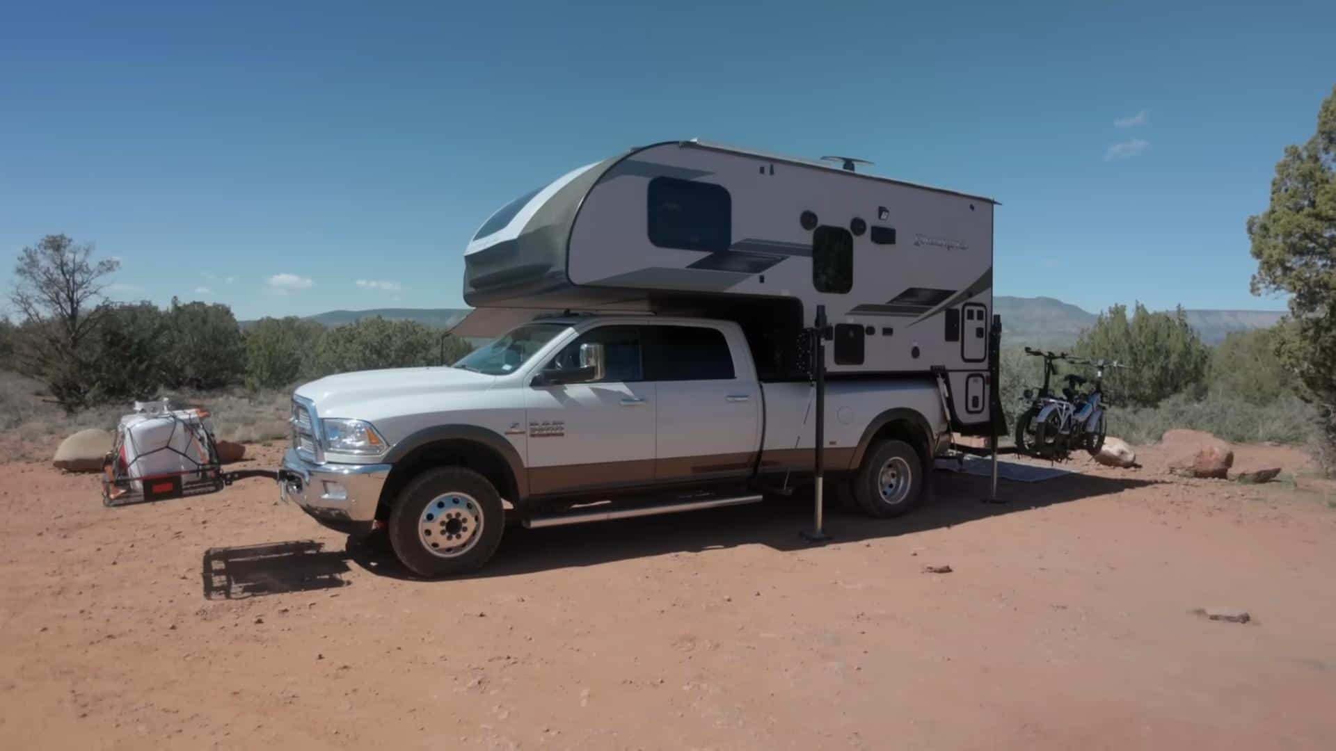 Empty nesters truck camper